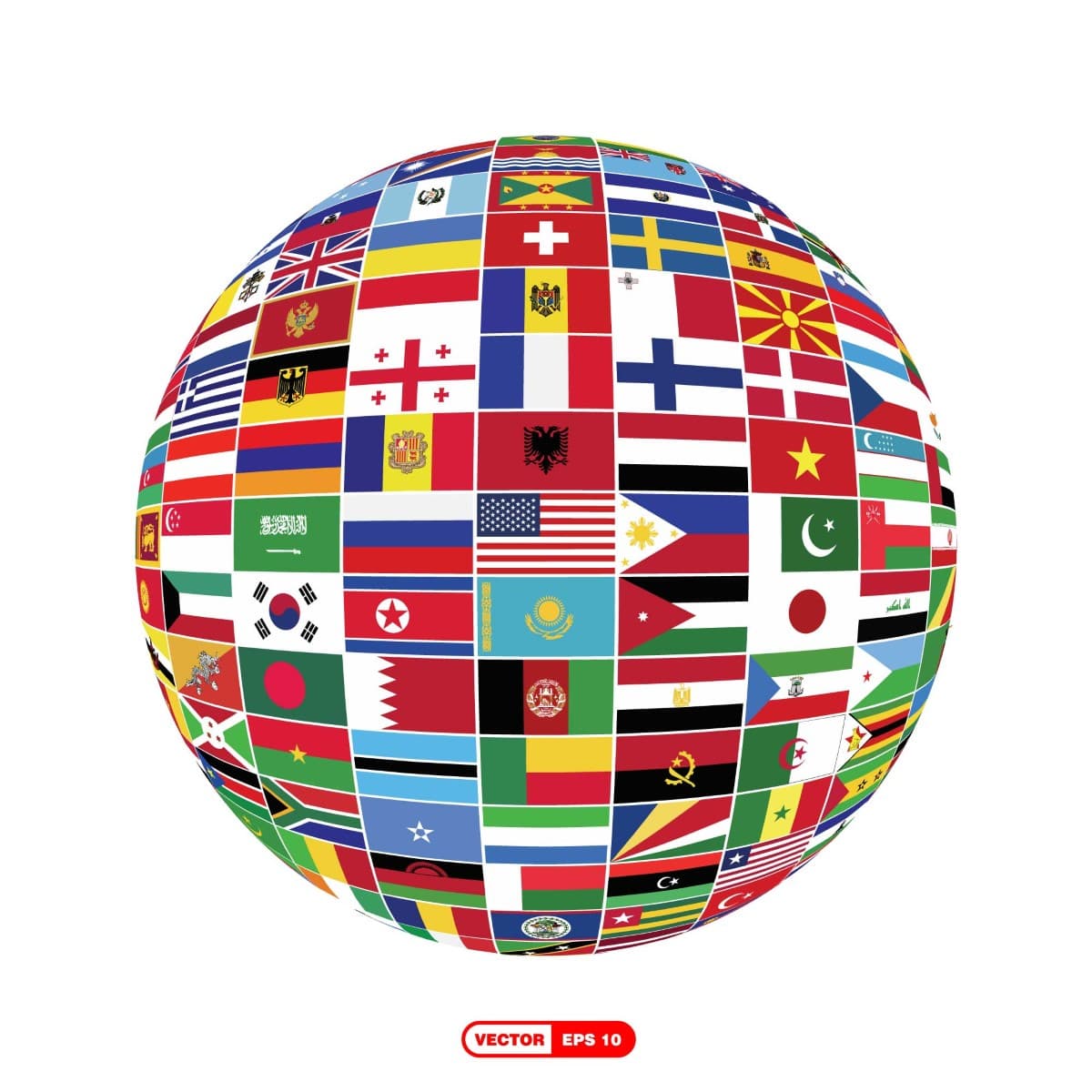 World map dotted with players from different countries